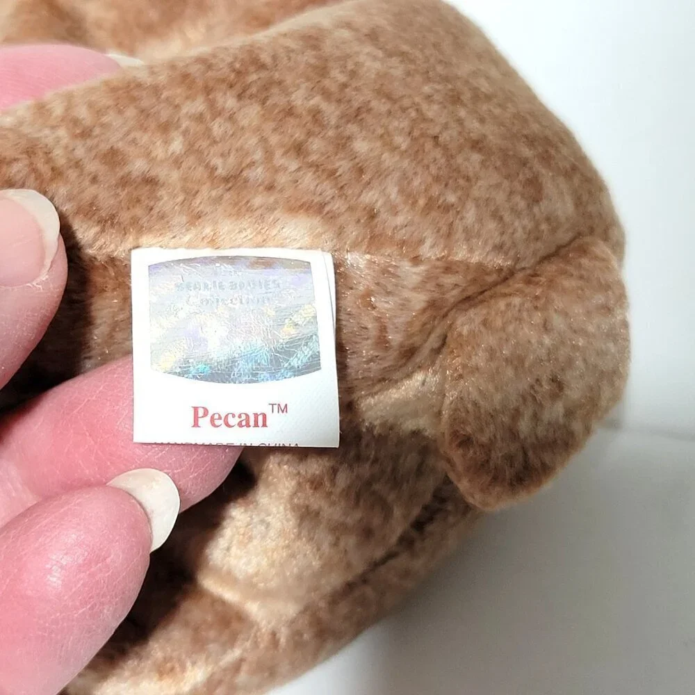 Ty Original Beanie Baby Pecan The Bear NWT 1999 Retired
